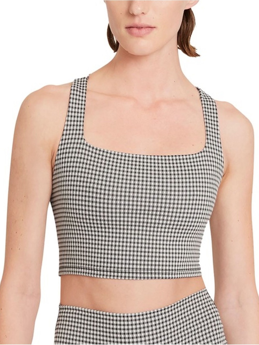 Nike Gingham Crop Tank